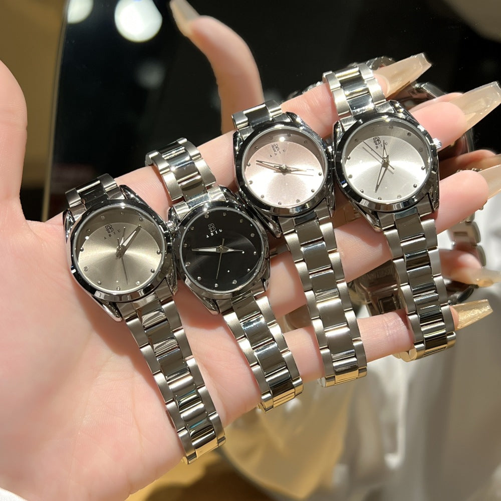 Exquisite Ladies Steel-band Wristwatch